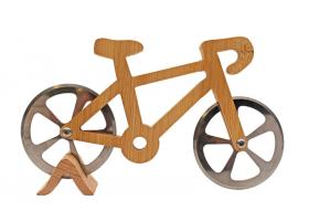 Bamboo Bicycle Pizza cutter