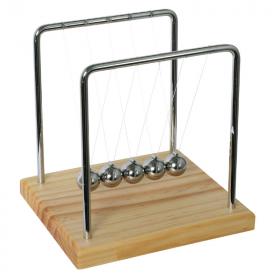 Pendule de Newton - base bois