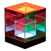 Cube infini iridescent