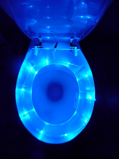 Siège WC illuminé, Design