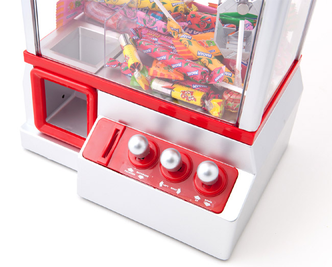 GOODS+GADGETS Candy Grabber Supreme - Distributeur Automatique de Bonbons  Machine à saisir Les Bonbons Machine à Jouer avec câble USB