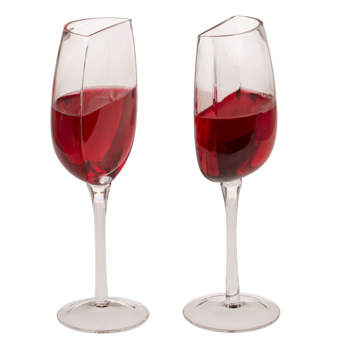 Verres à vin créatifs de forme demi-ronde, verre, demi-verre de tasses à  vin – les meilleurs produits dans la boutique en ligne Joom Geek