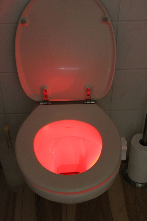 Lumière pour toilette - Super Insolite